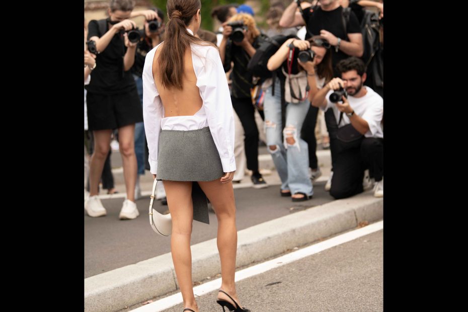 MFW street style scene